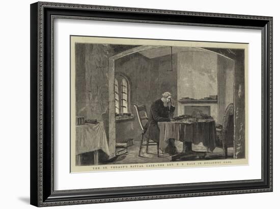 The St Vedast's Ritual Case, the Reverend T P Dale in Holloway Gaol-null-Framed Giclee Print