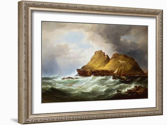 The Stacks off The Giants Causeway-Samuel Walters-Framed Giclee Print