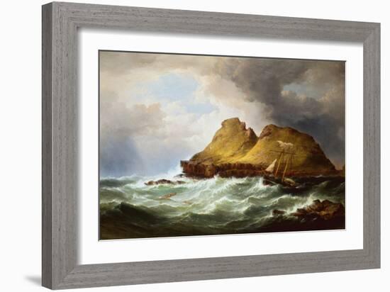 The Stacks off The Giants Causeway-Samuel Walters-Framed Giclee Print