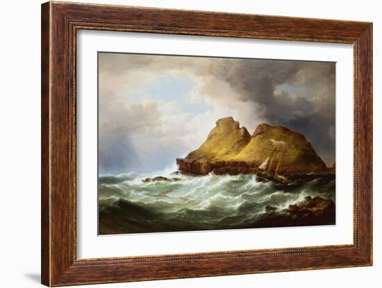 The Stacks off The Giants Causeway-Samuel Walters-Framed Giclee Print