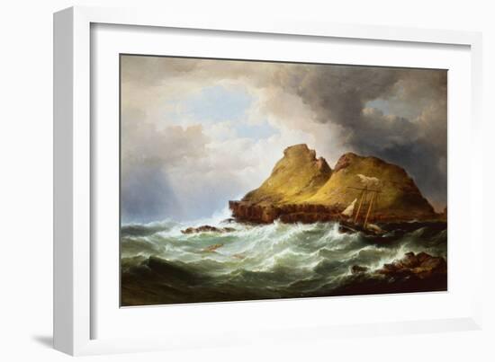 The Stacks off The Giants Causeway-Samuel Walters-Framed Giclee Print