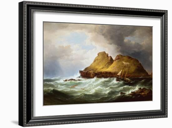 The Stacks off The Giants Causeway-Samuel Walters-Framed Giclee Print