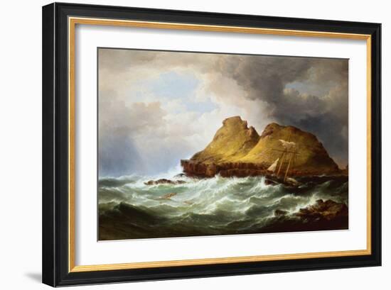 The Stacks off The Giants Causeway-Samuel Walters-Framed Giclee Print