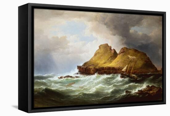 The Stacks off The Giants Causeway-Samuel Walters-Framed Premier Image Canvas