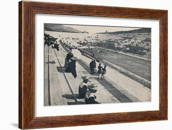 'The Stadium, Athens', 1913-Unknown-Framed Giclee Print