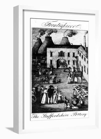 The Staffordshire Pottery, Taken from , 1827-null-Framed Giclee Print