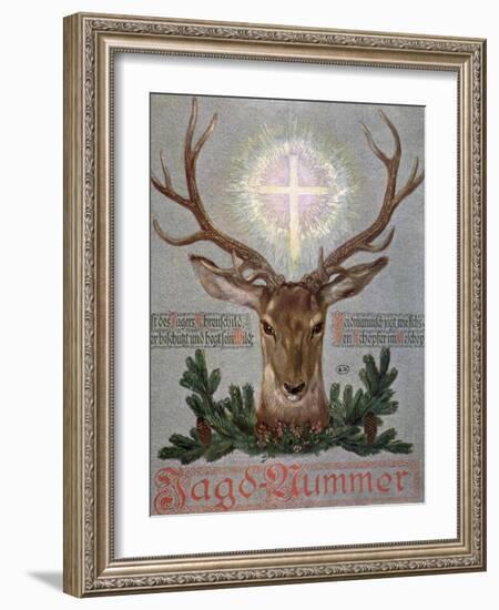 The Stag of St. Hubert-null-Framed Giclee Print