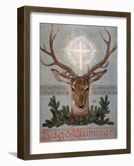 The Stag of St. Hubert-null-Framed Giclee Print