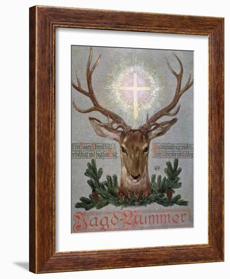 The Stag of St. Hubert-null-Framed Giclee Print