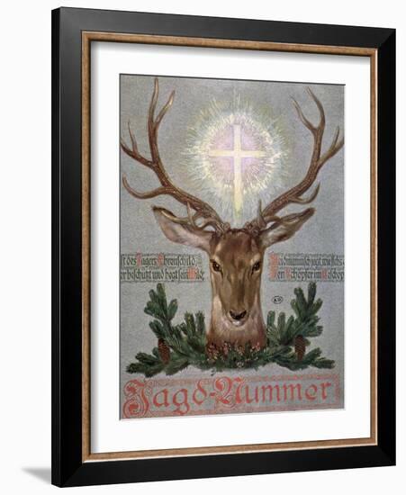 The Stag of St. Hubert-null-Framed Giclee Print