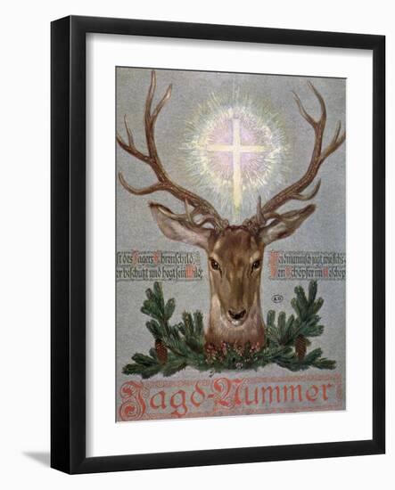 The Stag of St. Hubert-null-Framed Giclee Print