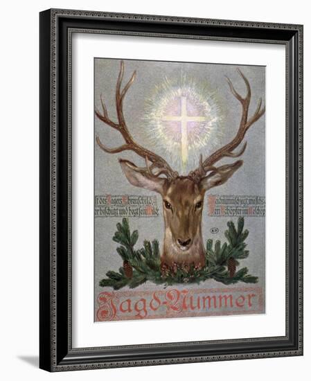 The Stag of St. Hubert-null-Framed Giclee Print