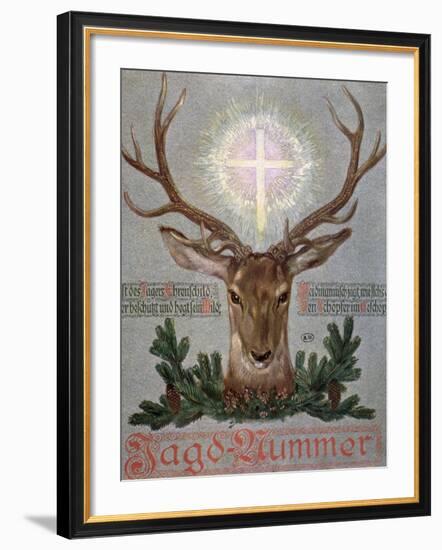 The Stag of St. Hubert-null-Framed Giclee Print
