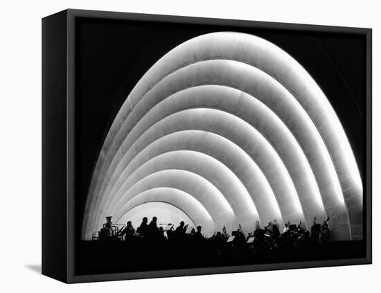 The Stage and Shell of the Hollywood Bowl Was Built in 1929-null-Framed Stretched Canvas