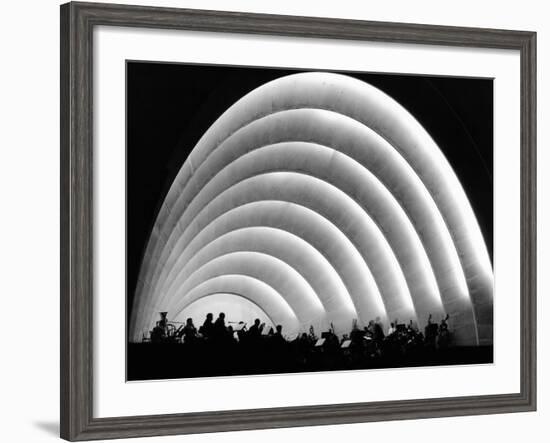 The Stage and Shell of the Hollywood Bowl Was Built in 1929-null-Framed Photo