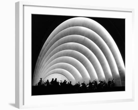 The Stage and Shell of the Hollywood Bowl Was Built in 1929-null-Framed Photo