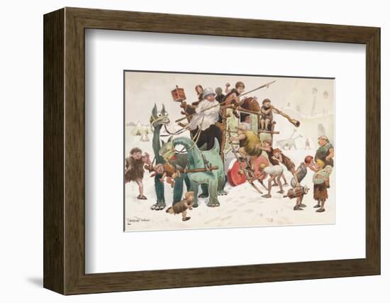 The Stage Coach-Lawson Wood-Framed Premium Giclee Print