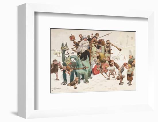 The Stage Coach-Lawson Wood-Framed Premium Giclee Print