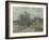 The Stagecoach Road Ennery at L'Hermitage, Pontoise-Camille Pissarro-Framed Giclee Print