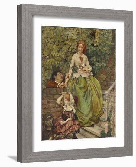 The Stages of Cruelty, 1890 (Watercolour and Bodycolour with Pen and Black Ink)-Ford Madox Brown-Framed Giclee Print