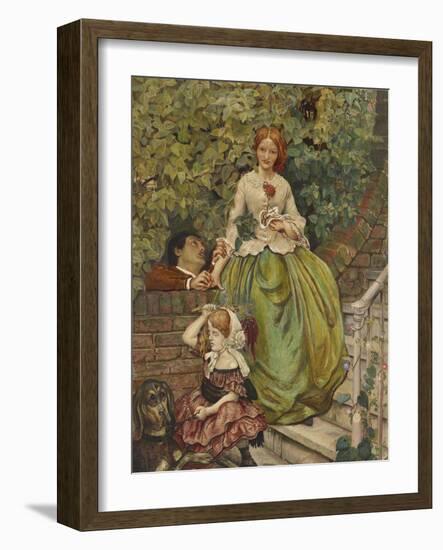 The Stages of Cruelty, 1890 (Watercolour and Bodycolour with Pen and Black Ink)-Ford Madox Brown-Framed Giclee Print