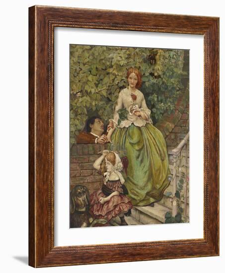 The Stages of Cruelty, 1890 (Watercolour and Bodycolour with Pen and Black Ink)-Ford Madox Brown-Framed Giclee Print