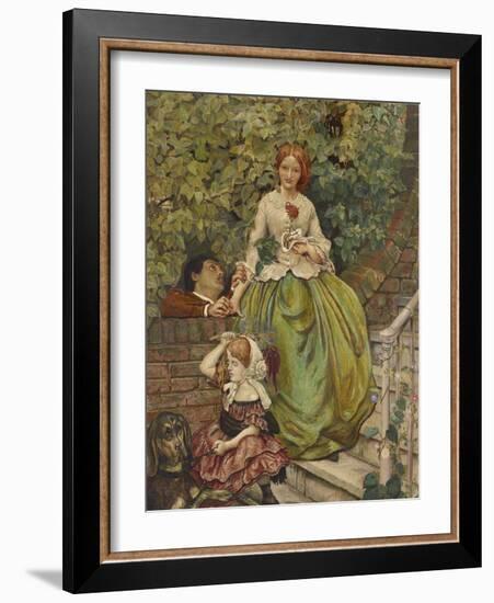 The Stages of Cruelty, 1890 (Watercolour and Bodycolour with Pen and Black Ink)-Ford Madox Brown-Framed Giclee Print