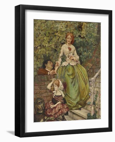 The Stages of Cruelty, 1890 (Watercolour and Bodycolour with Pen and Black Ink)-Ford Madox Brown-Framed Giclee Print