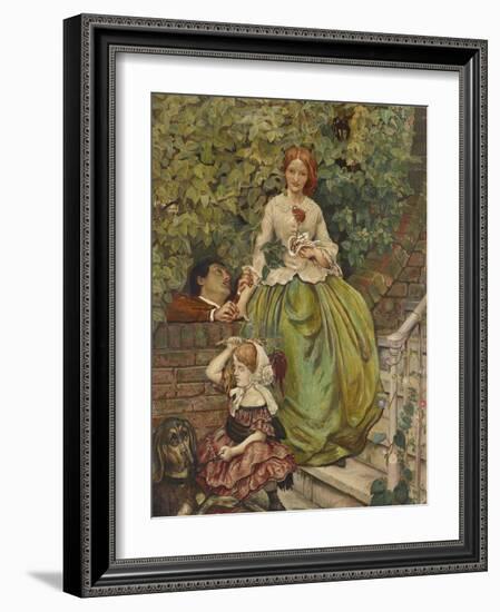The Stages of Cruelty, 1890 (Watercolour and Bodycolour with Pen and Black Ink)-Ford Madox Brown-Framed Giclee Print
