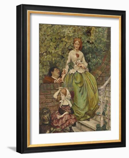 The Stages of Cruelty, 1890 (Watercolour and Bodycolour with Pen and Black Ink)-Ford Madox Brown-Framed Giclee Print