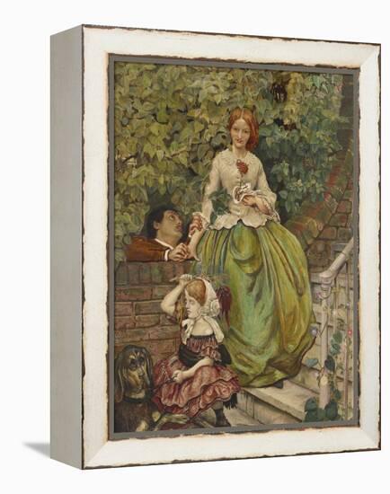 The Stages of Cruelty, 1890 (Watercolour and Bodycolour with Pen and Black Ink)-Ford Madox Brown-Framed Premier Image Canvas