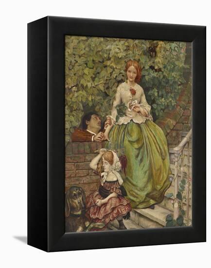 The Stages of Cruelty, 1890 (Watercolour and Bodycolour with Pen and Black Ink)-Ford Madox Brown-Framed Premier Image Canvas