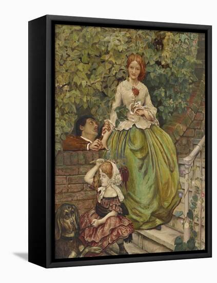 The Stages of Cruelty, 1890 (Watercolour and Bodycolour with Pen and Black Ink)-Ford Madox Brown-Framed Premier Image Canvas