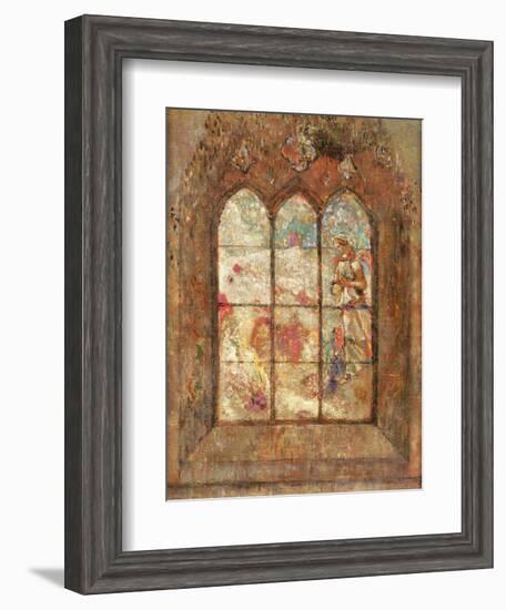 The Stained Glass Window-Odilon Redon-Framed Giclee Print