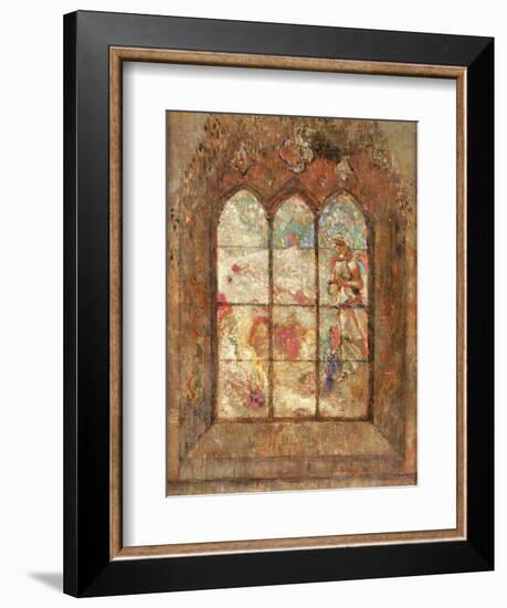 The Stained Glass Window-Odilon Redon-Framed Giclee Print