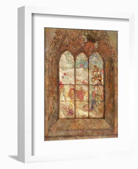 The Stained Glass Window-Odilon Redon-Framed Giclee Print