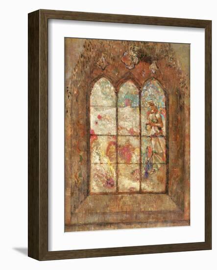 The Stained Glass Window-Odilon Redon-Framed Giclee Print