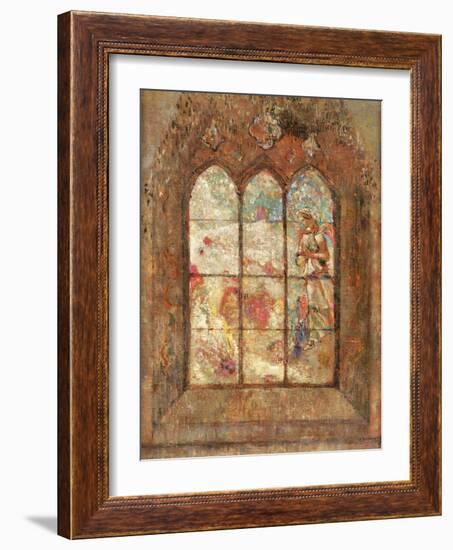 The Stained Glass Window-Odilon Redon-Framed Giclee Print