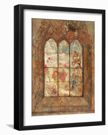 The Stained Glass Window-Odilon Redon-Framed Giclee Print