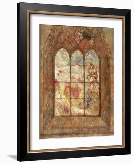 The Stained Glass Window-Odilon Redon-Framed Giclee Print