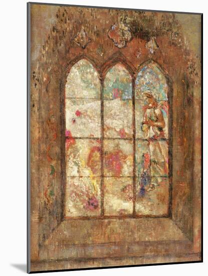 The Stained Glass Window-Odilon Redon-Mounted Giclee Print