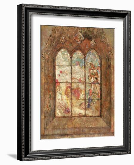 The Stained Glass Window-Odilon Redon-Framed Giclee Print