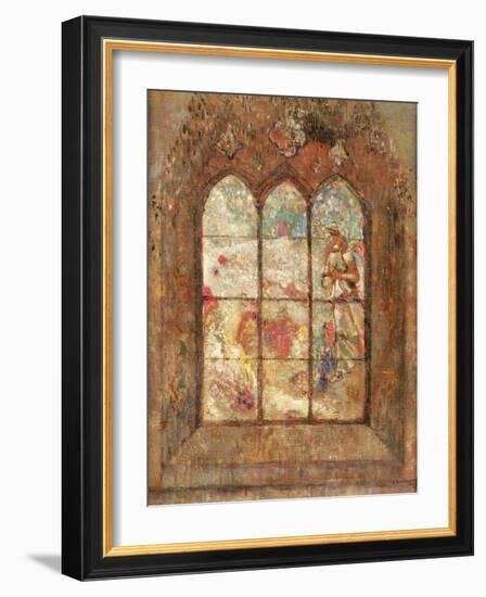 The Stained Glass Window-Odilon Redon-Framed Giclee Print