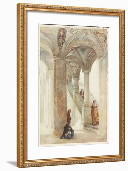 The Staircase of a Palace-William Wood Deane-Framed Giclee Print