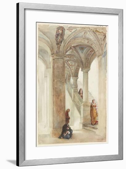 The Staircase of a Palace-William Wood Deane-Framed Giclee Print