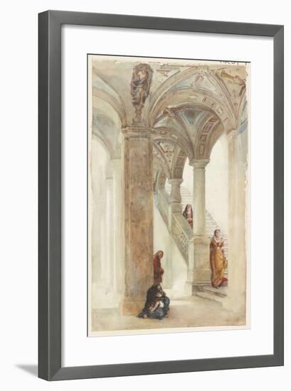 The Staircase of a Palace-William Wood Deane-Framed Giclee Print