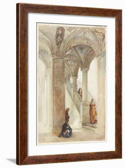 The Staircase of a Palace-William Wood Deane-Framed Giclee Print