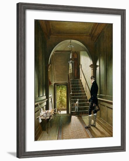 The Staircase of the London Residence of the Painter, 1828-Pieter Christoffel Wonder-Framed Giclee Print