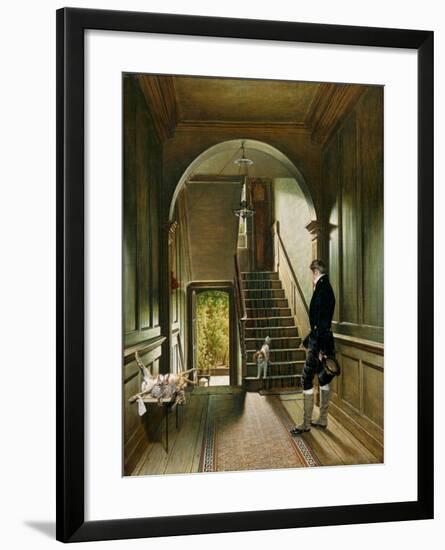 The Staircase of the London Residence of the Painter, 1828-Pieter Christoffel Wonder-Framed Giclee Print