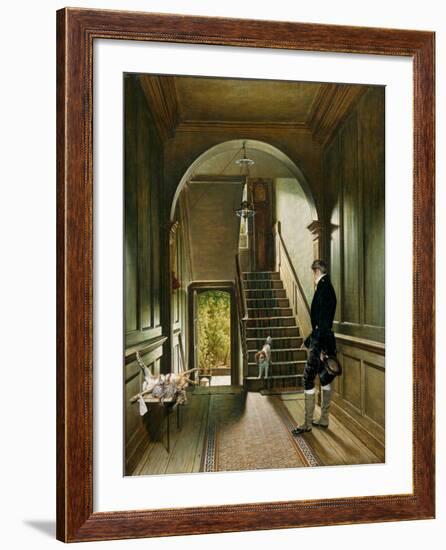 The Staircase of the London Residence of the Painter, 1828-Pieter Christoffel Wonder-Framed Giclee Print